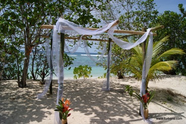 Weddings in the Seychelles @ Chalets Anse Forbans